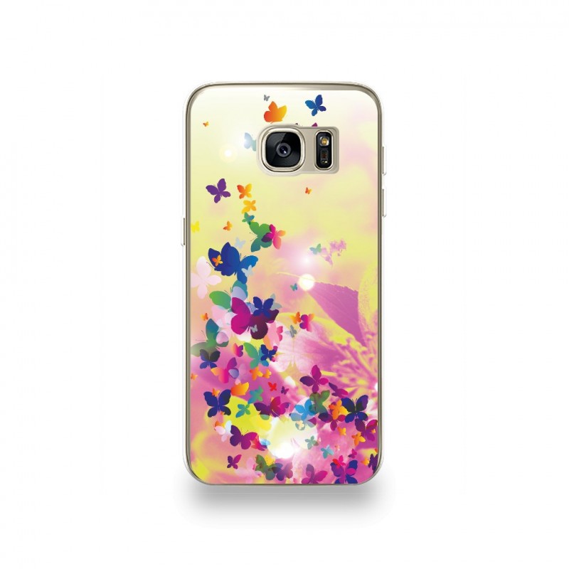 coque galaxy s7 fleur