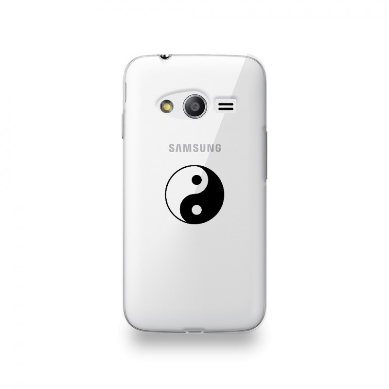 Coque Samsung Trend Lite 2 Silicone motif Yin Yang