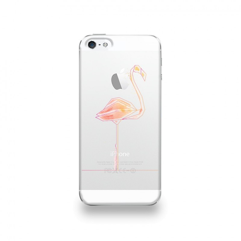 iphone xr coque flamant rose