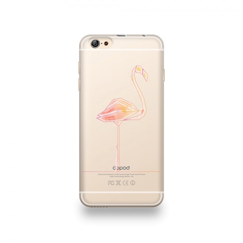 coque iphone 6 plus flamant rose