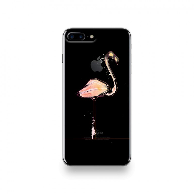 coque iphone 7 plus flamant rose