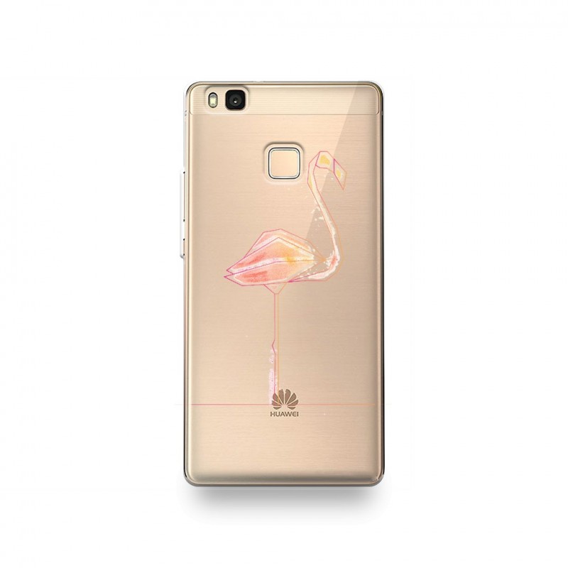 coque huawei p9 lite rose silicone