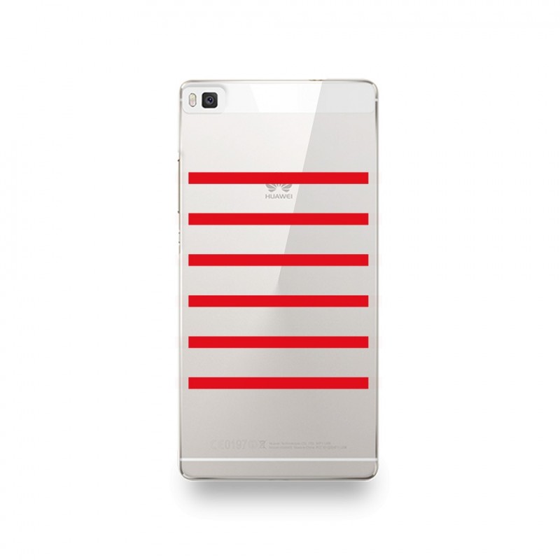 coque huawei p8 lite silicone rouge