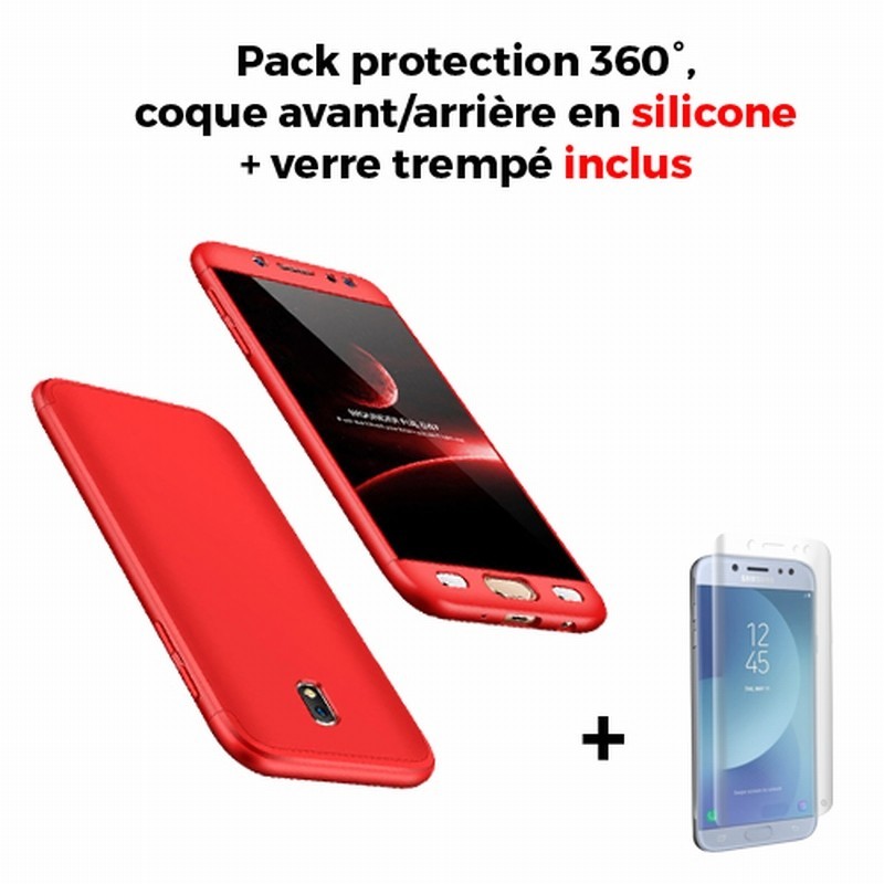 coque silicone rouge samsung j5 2017