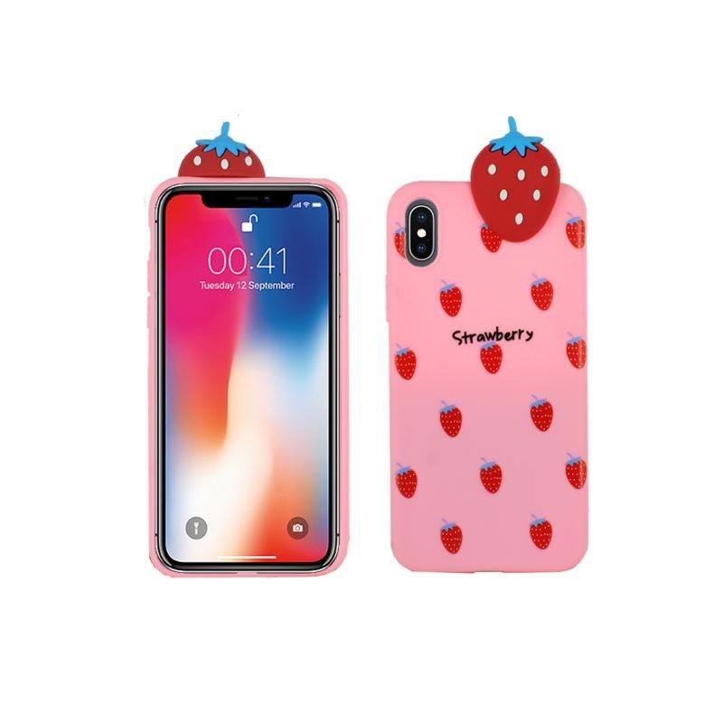 coque iphone xr fraise