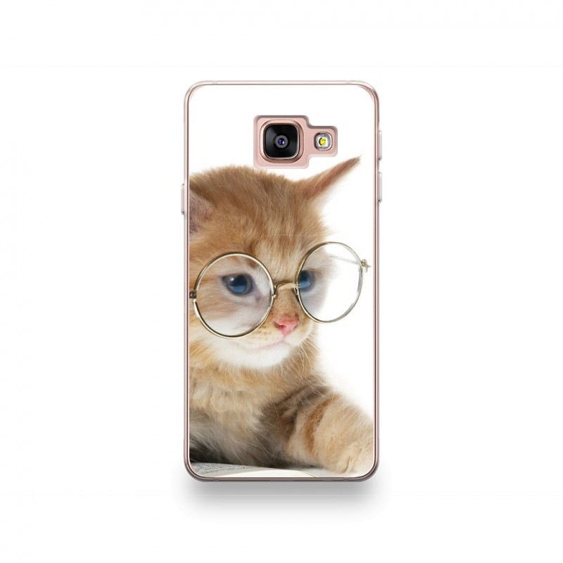 Coque Samsung Galaxy Note 9 N960 Motif Grand Chat A Lunettes Destination Telecom